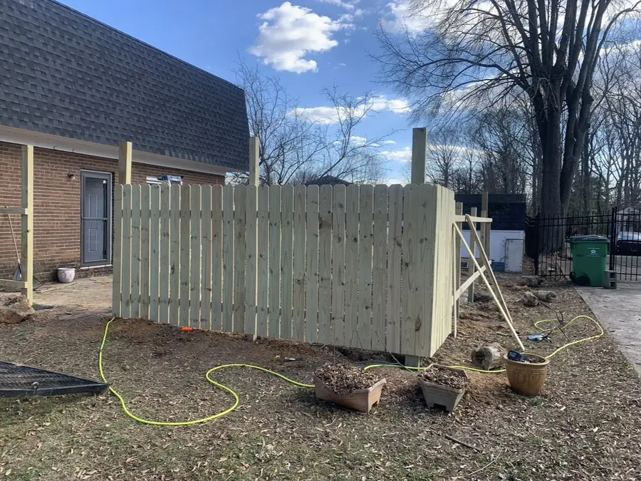 Privacy panels mid-install