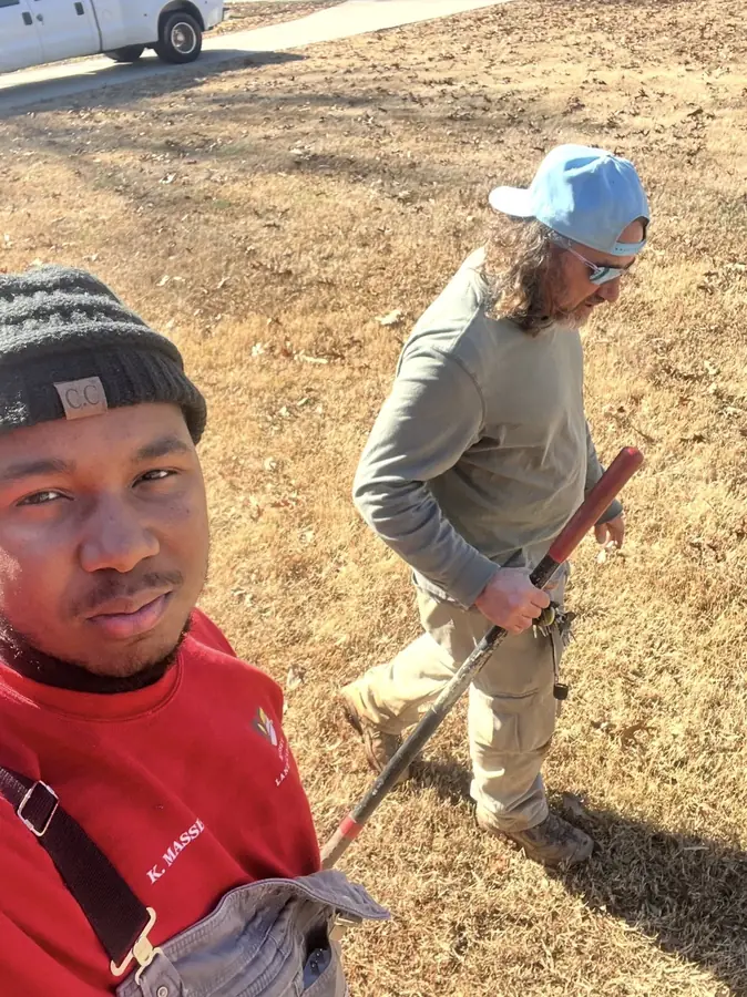 Massey Landscaping crew on a job site